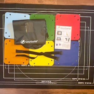 Gourbette jigsaw Puzzle Mat with Colorful Sorting Trays missing 3 pieces
